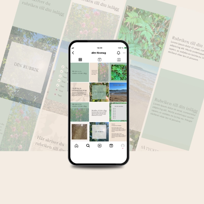 Instagram Mallar I Canva