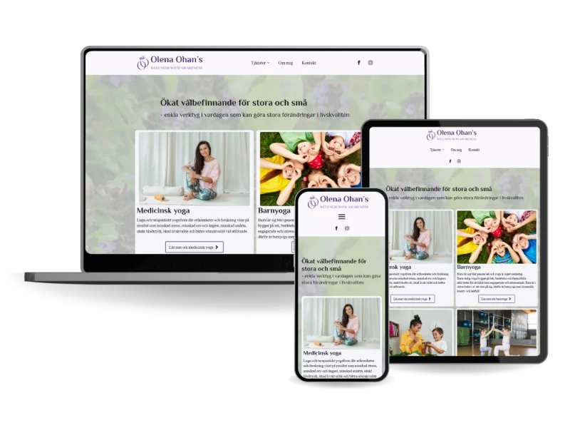 Portfoliobild hemsida olenaohans.se